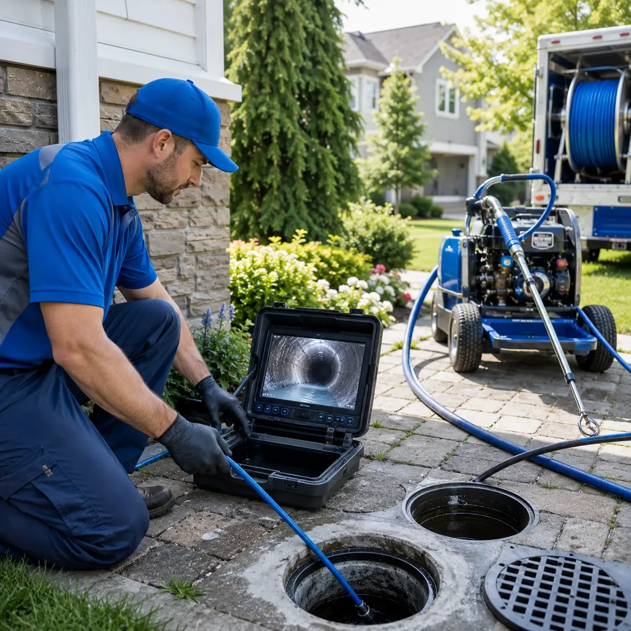 Outdoor drain cleaning professionals serving Converse, LA