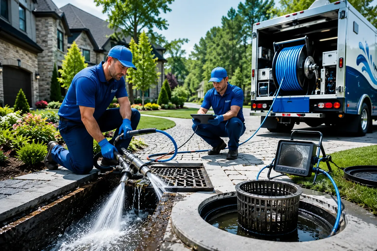 Local outdoor drain cleaning professionals in Converse, LA